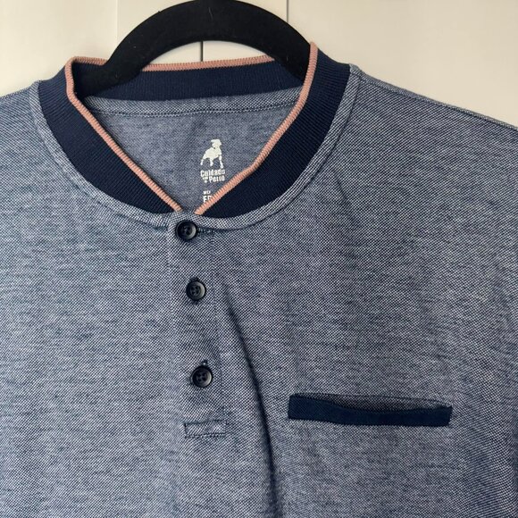 Cuidado con el Perro Men's Top T-shirt Blue XL - Picture 2 of 7